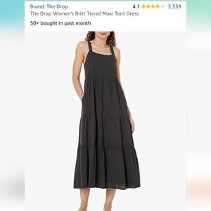The Drop Women's Britt Tiered Maxi Tent Dress